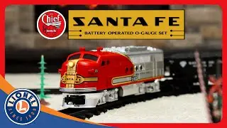 Santa Fe Flyer Freight Battery Operated O Gauge Set