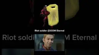 Ranking DOOM enemies - Riot soldier #doom #gaming #ranking #shorts #viral #memes