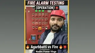 Desi Tarike se Fire Alarm Testing! 🚨  