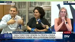 Alejandro Makotrinsky y Analía Rodas en DTV Segunda Edición - Se aprobó proyecto de Lengua de Señas