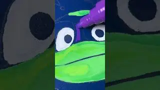 Custom Skateboard Using Posca Markers! Mutant Mayhem!(#shorts)