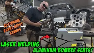 Welding up bomber seats with our Xlaserlabs X1 Pro for the Model A sedan!