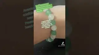 Green Aventurines Angola Quartz Natural Genuine Healing Crystal Bracelet #crystals #spirituality