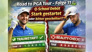 Road to PGA Tour &ndash; Folge 11 ⛳️ | Q-School Deb&uuml;t &ndash; Stark gestartet oder bitter gescheitert? 🔥🏌️&zwj;♂️
