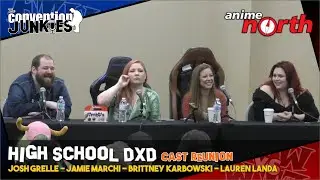 High School DxD Reunion Josh Grelle, Jamie Marchi, Brittney Karbowski, Lauren Landa Anime North 2019