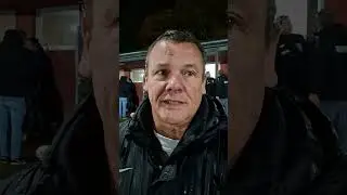 Rudi Th&ouml;mmes, Trainer des FSV Salmrohr, nach dem 1:2 in Pellingen