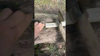 Bushcraft Trick:Survival Tool from a nail & stick🪵#camping #survival #bushcraft #outdoors