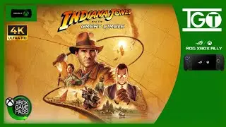 Xbox Ally X | Indiana Jones and the great circle | Review Gameplay Framerate 