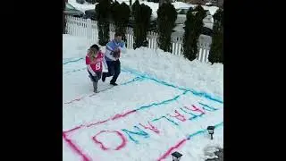 Touchdowns or Tutus Gender Reveal