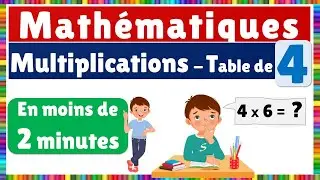 Multiplications - Table de 4