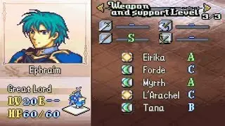 FIRE EMBLEM SACRED STONES 9 SUPPORTS MICROHACKING