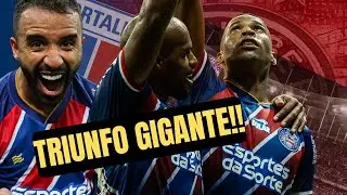 COMPETITIVO BAHIA CRESCE NO 2&ordm; TEMPO E PERMANECE NA COLA DO FLAMENGO!
