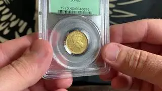 1854-D PCGS XF40 $3 Dahlonega Minted Coin
