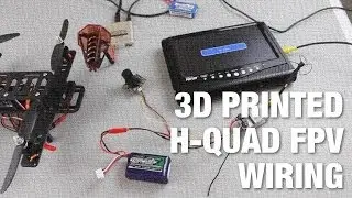 3D-печать DIY FPV-квадрокоптера Sony 600TVL с камерой и проводкой передатчика Boscam