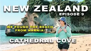 We found the beach from Narnia! Exploring Cathedral Cove filming location for Narnia's Cair Paravel.