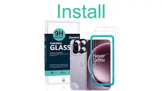 OnePlus 15 5G Tempered glass Ibywind Protector & Easy Install Kit & Camera Lens Protector