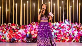 Celebrity Anchor Actor Manasi Varma hosting the Wedding Sangeet || #Yamishek || Destination wedding