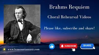 Brahms Requiem #2 Denn alles Fleisch 4 staves bass