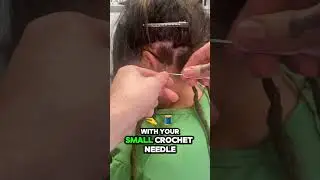 How to crochet straight hair ☝🏽‼️🎥 #crochetlocs #dreads #dreadlocks #hair