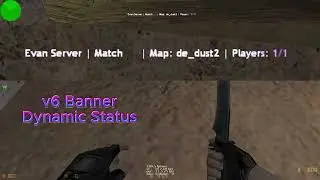 Counter-Strike 1.6 AMXX Plugin Status Dynamic Banner made by v6
