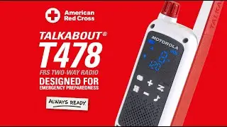 TALKABOUT T478 Emergency Preparedness Walkie Talkie