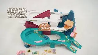 Diversified Play City Car Parking Lot Mini Train Education Assembled Dinosaur Track Paradise