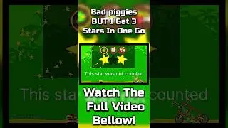 Bad Landing #3stars #gaming #badpiggies #challenge #rovio