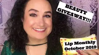 MAKEUP GIVEAWAY / Lip Monthly October 2019 Unboxing and Review