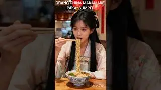 BEDA ORANG CHINA, ITALY DAN INDONESIA MAKAN MIE
