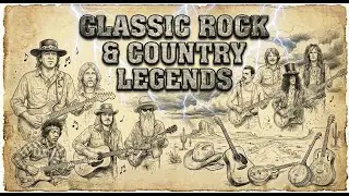 Top Classic Rock Songs 70s 80s 90s ⚡ Southern Rock & Country Collection Creedence,Eagles,mix10 style
