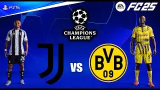 FC 25 - Juventus Vs Borussia Dortmund | UEFA Champions League 25/26 [4K60]