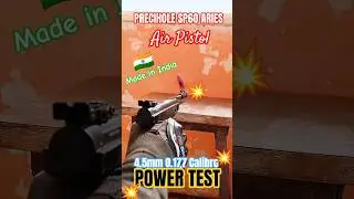 PRECIHOLE SP60 ARIES AIR PISTOL POWER TEST PRECIPELL FLATHEAD PELLETS #precision sports #sports #gun
