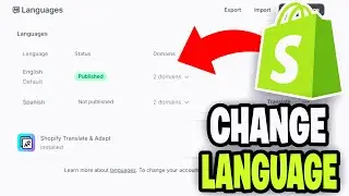 How To Change Shopify Store Language! - Tutorial