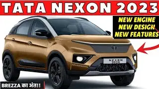 2023 Tata Nexon Facelift || Better Then Maruti Brezza ? || With Leaked Images || CarCruiser