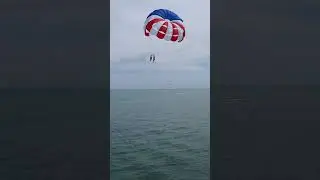 Parasailing in Florida #parasail #parasailing #parachute #florida #sun #vacation #drone