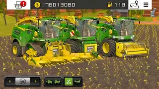 Fs 18 Chaff Making With New  Harvesters ! Farming Simulator 18 Timelapse | Fs18 Gameplay #fs18