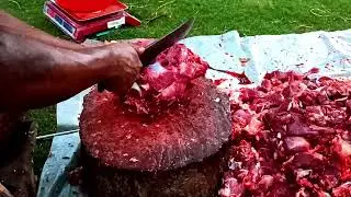 Most Amazing Festival Meat Cutting Pro Max Show In Bangladesh. Awesome Rib Meat Cut Show.