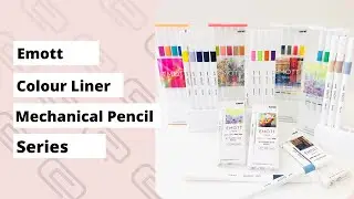 Bunkuya: Let's Using Emott to decorate your journal | Colour Liner | Mech.Pencil