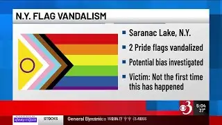 North Country police investigating Pride flag vandalism