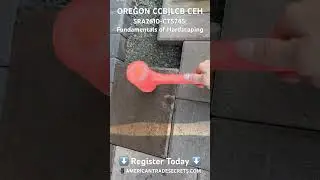 Contractors: SRA2610 CTS-745 Hardscape CEH Course ⚒️ CCB/LCB Approved | Scholarships #pavingtheway