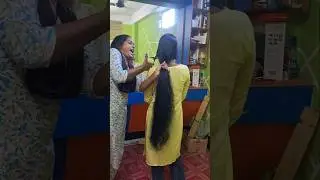 Long hair cutting #shorts #youtubeshorts #youtube #shortsvideo #viralvideo #trending #longhair