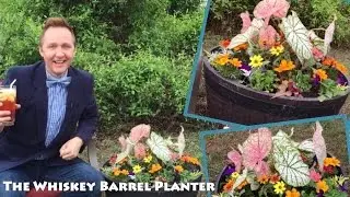 The Whiskey Barrel Planter