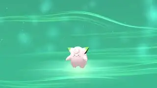 Shiny Clefairy evolves into Clefable #BDSP #Evolution #Clefable