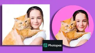 Cartoon Portrait Logo For Pet Lovers || Photopea Tutorial #11