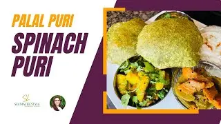 Spinach Puri Recipe | Fluffy Palak Puri Recipe | How to make Spinach\Palak Puri