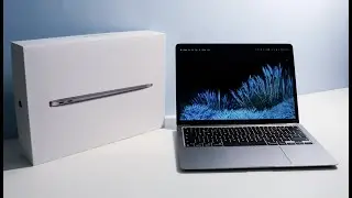 Apple M1 Macbook Air | 2021 Unboxing and Test | ASMR