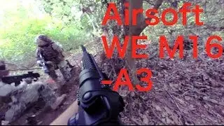 Airsoft POV Outdoor War WE M16-A3 W/ M203 (PART 1) @ T.A.A.G.S (GoPro HD Hero 3+)