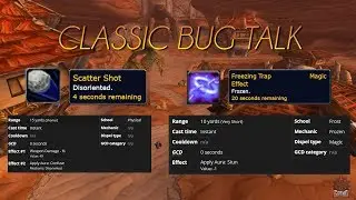 Classic WoW Bug : Scatter Shot + Freezing Trap DR