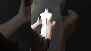 Make a Draped Sloper using a Half Scale