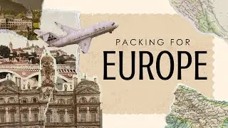 Spring packing guide for backpacking Europe! Come unpack with me and see what I recommend bringing 